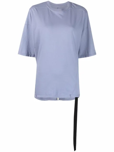 Rick Owens DRKSHDW drop-shoulder cotton T-shirt Blue DS01B7201RN