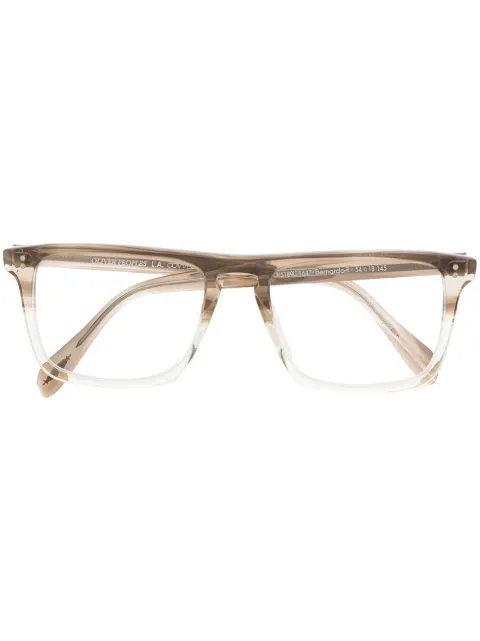 Oliver Peoples Bernardo square-frame glasses Neutrals OV5189U