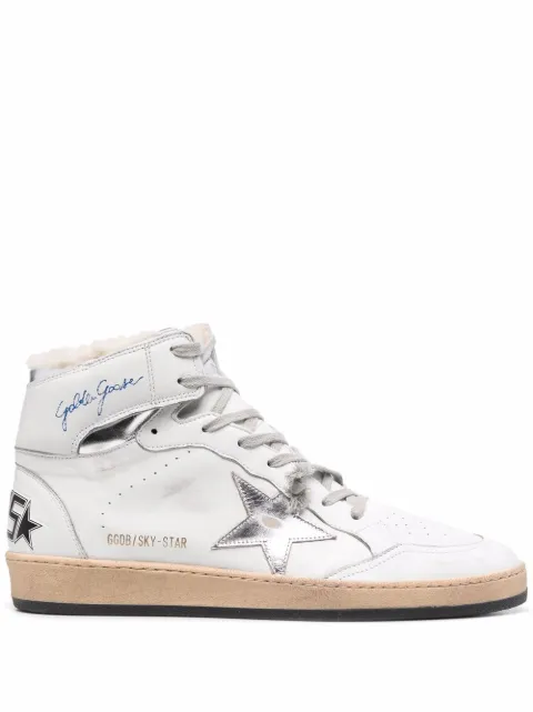 Golden Goose Sky-Star high-top sneakers White GMF00230F002194