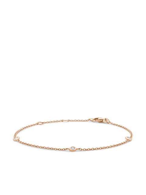 Pragnell 18kt rose gold Sundance diamond bracelet Pink CR9066