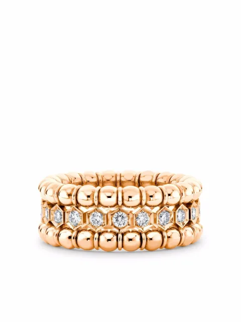 Pragnell 18kt rose gold Bohemia diamond ring Pink CR0047