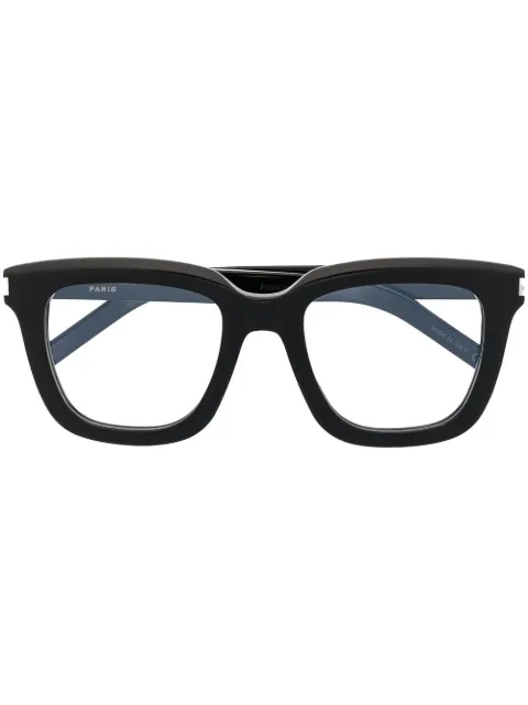 Saint Laurent Eyewear wayfarer-frame glasses Black SL465OPT