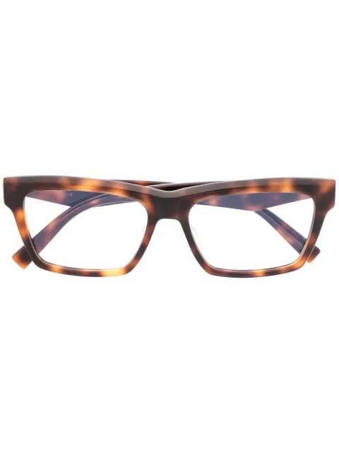 Saint Laurent Eyewear wayfarer-frame glasses Brown SLM104OPT