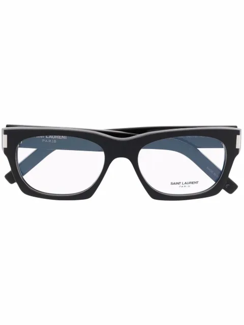Saint Laurent Eyewear wayfarer-frame glasses Black SL402OPT