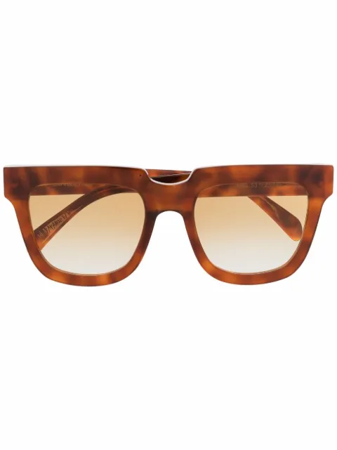 Retrosuperfuture tortoiseshell-effect oversize-frame sunglasses Brown MODO