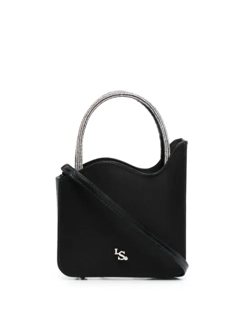 Le Silla micro Ivy crystal-embellished tote bag Black 9981UBAGXXXXSAT