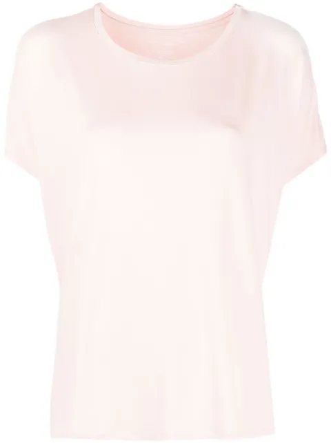 Majestic Filatures boxy round-neck T-shirt Pink M001FTS390