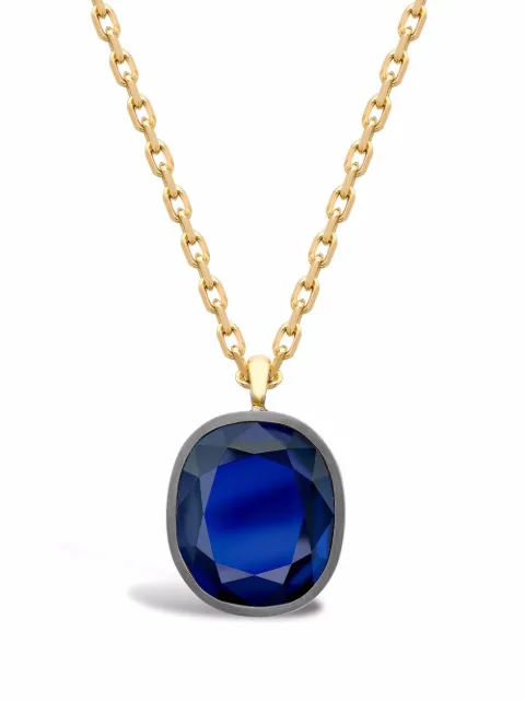 Pragnell 18kt gold Masterpiece sapphire necklace Pink 5664005