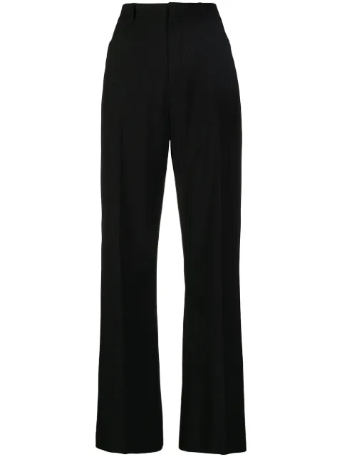 Jacquemus Le Pantalon Sauge flared trousers Black 211PA0031030