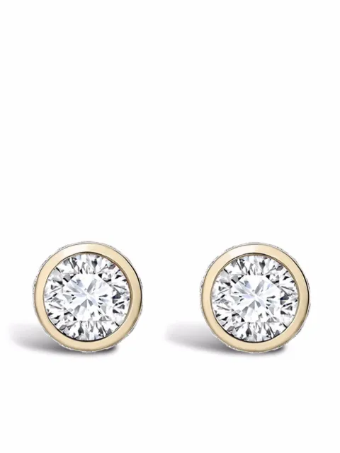 Pragnell 18kt yellow gold Sundance diamond stud earrings Gold CR1137