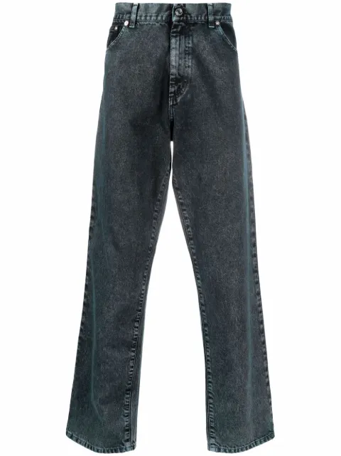 VTMNTS mid-rise straight-leg jeans Blue VL12PA240N