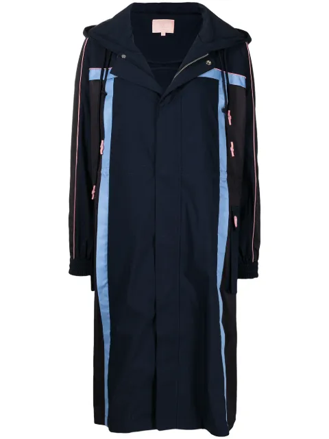 BAPY BY *A BATHING APE® Bapesta parka coat Blue BPYSS22OC7210X