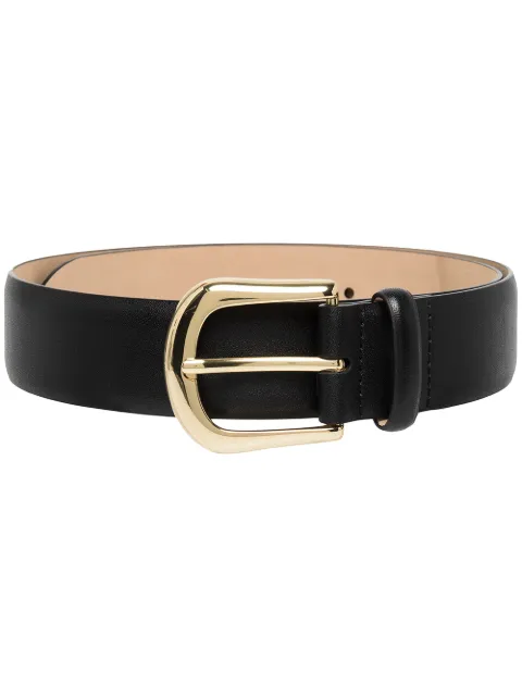 B-Low The Belt Kennedy thin leather belt Black BH045000LE