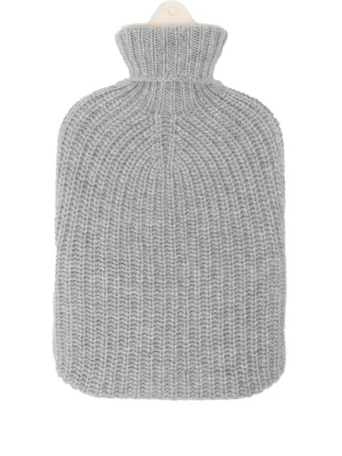 Johnstons of Elgin ribbed cashmere hot water bottle Grey PA000062