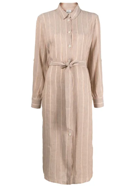 Woolrich striped shirt dress Neutrals CFWWDR0088FRUT2942