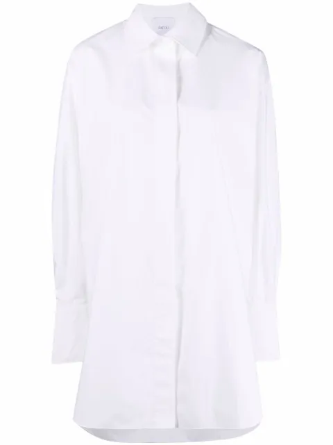 Patou mini shirt dress White DR0860017001W