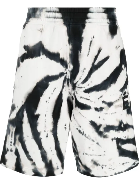 Études Studio tie-dye organic cotton shorts Neutrals E20M613TD