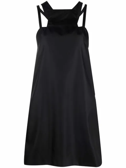 Givenchy strap-detail cut-out sleeveless shift dress Black BW219G144F