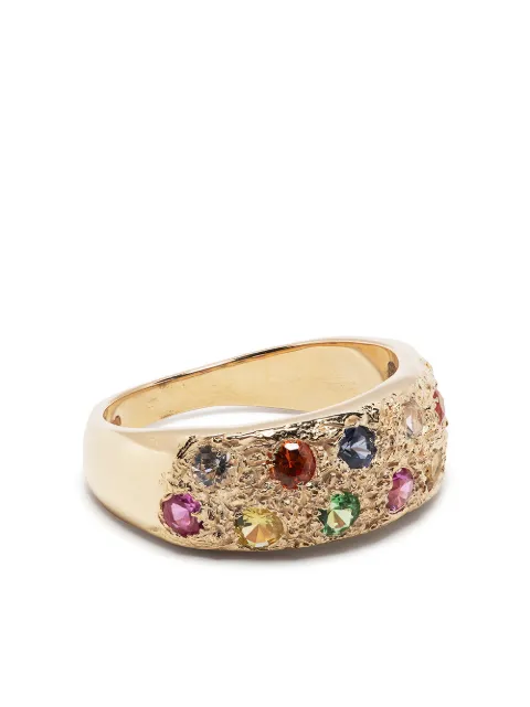 Bleue Burnham Riviera Mini sapphire ring Gold MRVAR1