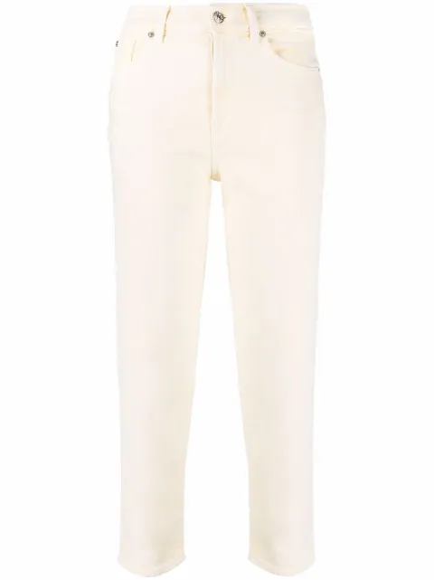 7 For All Mankind high-waisted straight jeans Yellow JSA7C140DA