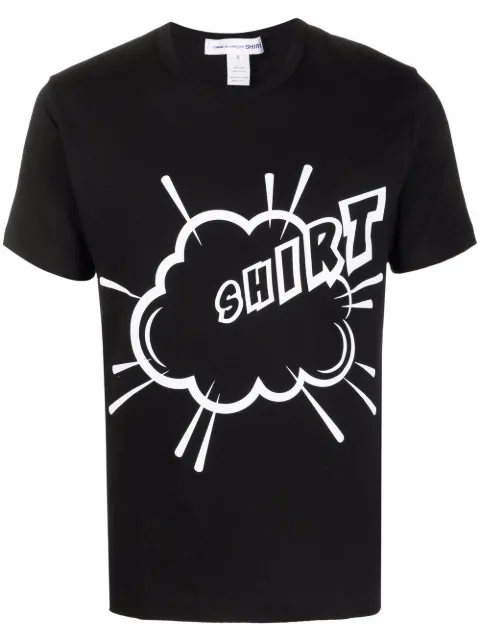 Comme Des Garçons Shirt graphic-print T-shirt Black FIT008