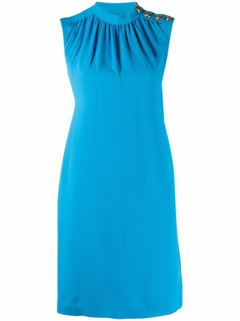 Moschino ruched shift dress Blue A04480536