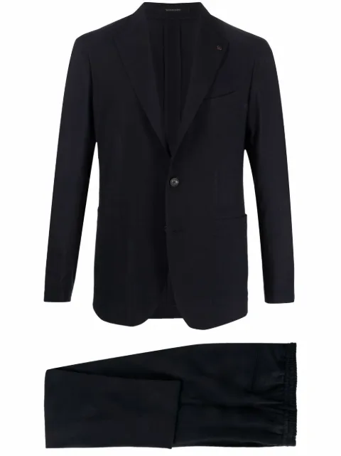 Tagliatore notched-lapel single-breasted suit Blue ADAKAR22K14PE340169U