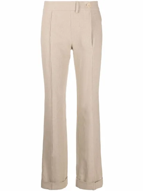 Jacquemus Le Pantalon Fresa tailored trousers Neutrals 221PA0121029