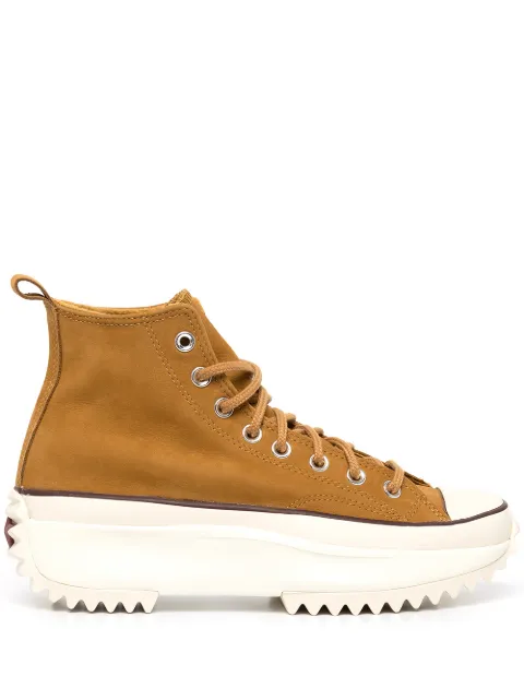 Converse chunky high-top suede sneakers Brown 171666C
