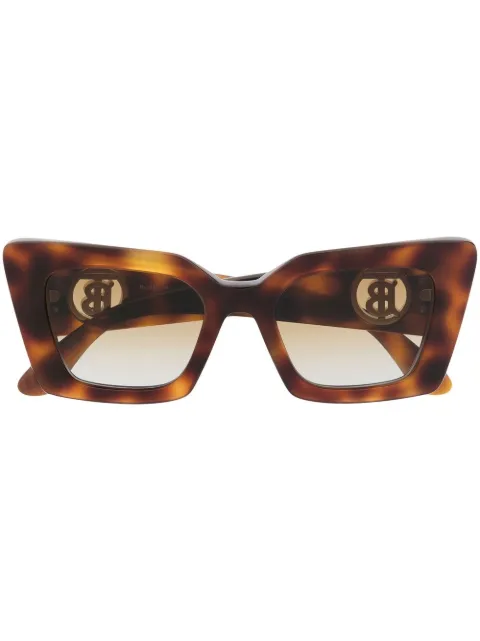 Burberry Eyewear tortoise square-frame sunglasses Brown BE43443316T5