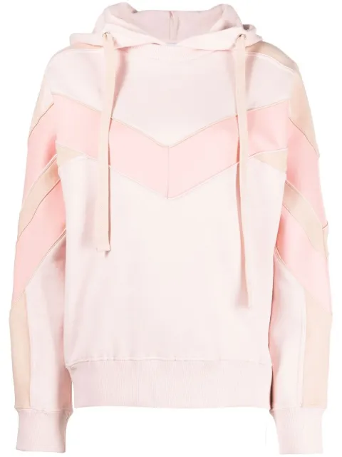 IRO Chalipa zig-zag hoodie Pink WM14CHALIPA