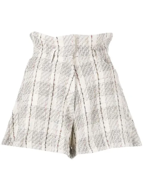 IRO Vanko paperbag-waist shorts Neutrals WM30VANKO