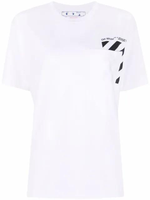 Off-White Jersey short-sleeve T-shirt White OWAA102C99JER0010110