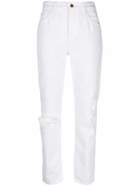 Washington Dee Cee slim-cut ripped jeans White PLWWDC52
