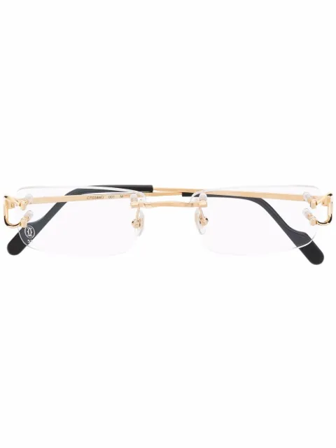 Cartier Eyewear square-frame glasses Gold CT0344O001