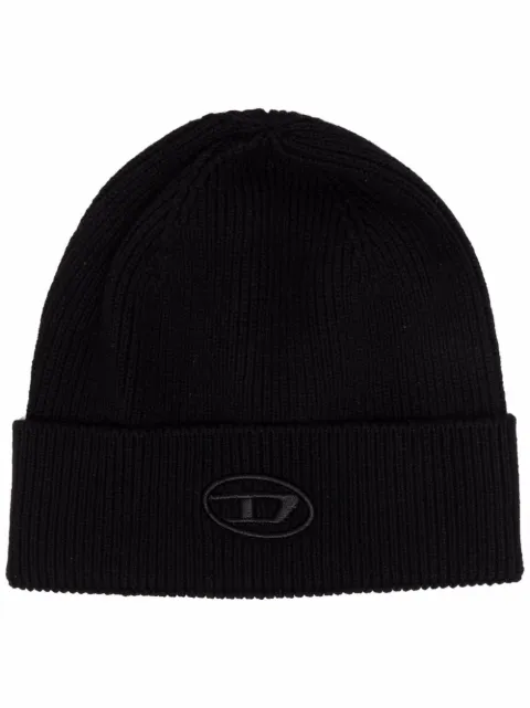 Diesel K-Coder Fully-B ribbed beanie Black A040920DAOB