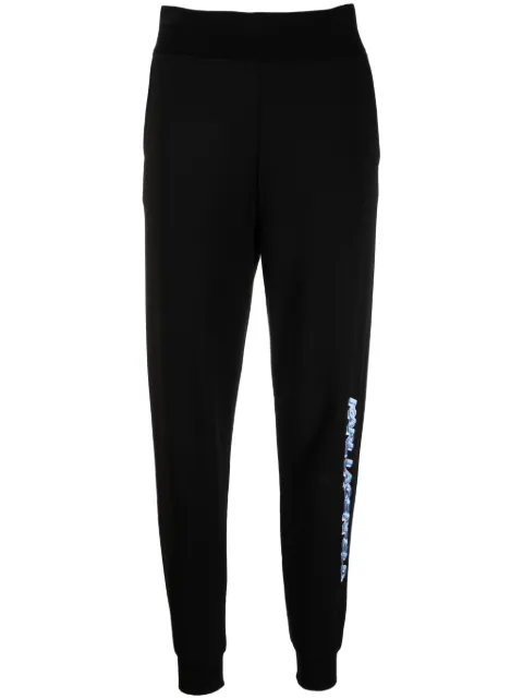 Karl Lagerfeld Future Logo-print track pants Black 225W1050999