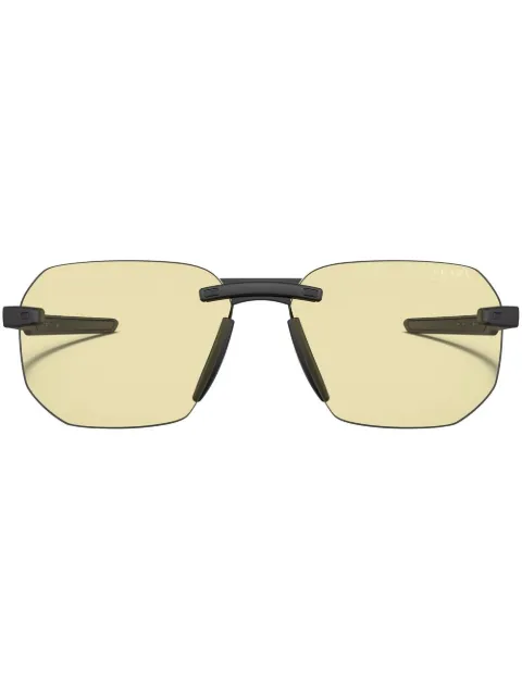 Prada Linea Rossa logo-print sunglasses Black SPS09WDG002S