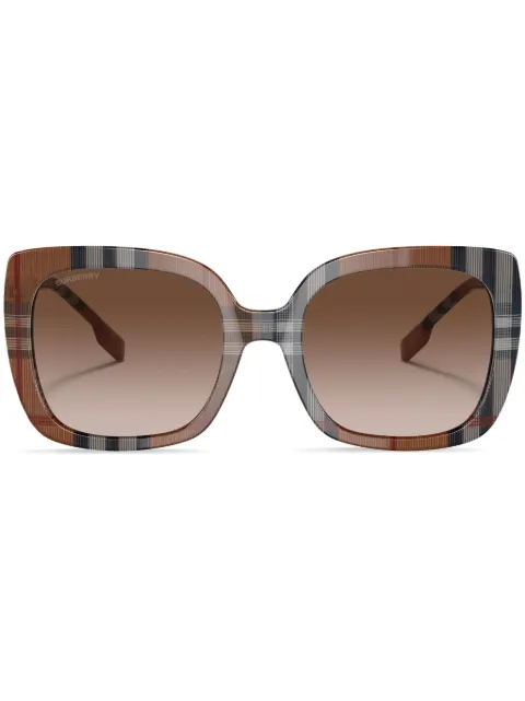 Burberry Eyewear Caroll oversize-frame sunglasses Brown BE4323400513