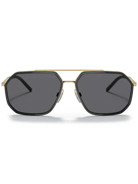 Dolce & Gabbana Eyewear Gros grain sunglasses Black DG22850281