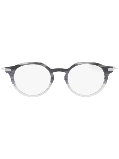 Prada Eyewear PR 12YS round-shape glasses Blue SPR12Y12B04R