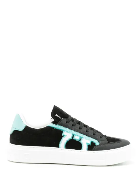 Ferragamo Borg 5 low-top sneakers Black 749493