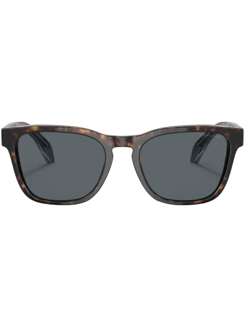 Giorgio Armani tortoiseshell-effect square-frame sunglasses Green AR81555879R5