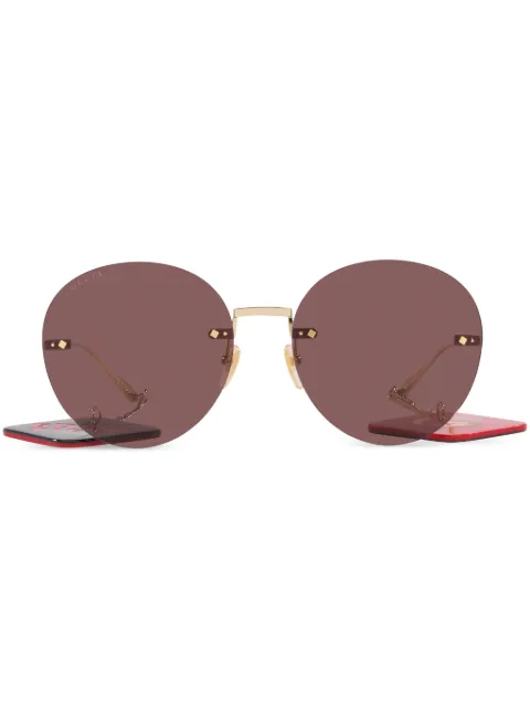 Gucci Eyewear CNY Edition sunglasses Gold GG1149S007