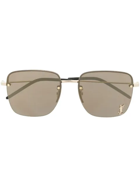 Saint Laurent Eyewear Monogram SL312M frameless sunglasses Black SL312M