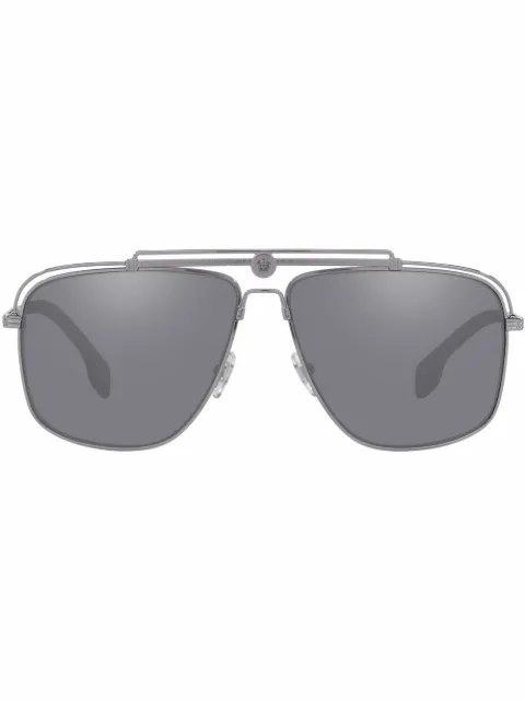 Versace Eyewear pilot-frame sunglasses Grey VE224210016G