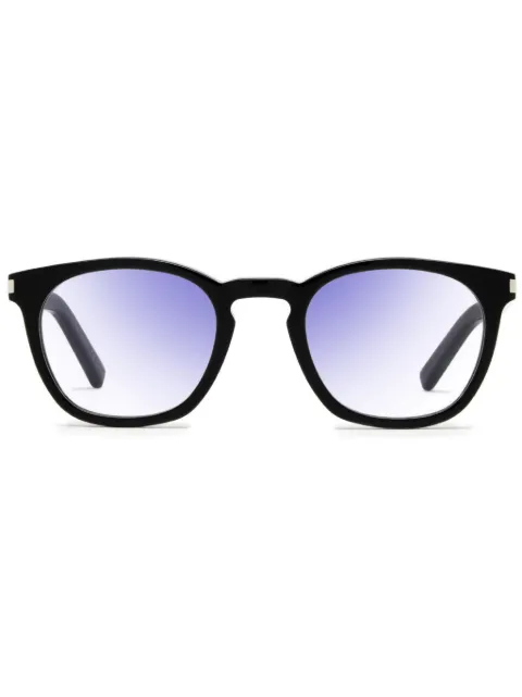 Saint Laurent Eyewear rounded square-frame glasses Black SL28044
