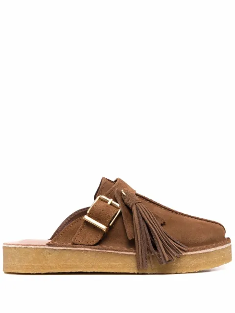Clarks Originals slip-on suede mules Brown 164440