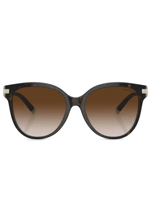 Tiffany & Co Eyewear round-frame design sunglasses Brown TF4193B81343B