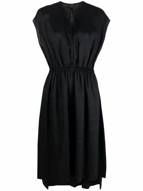 JOSEPH sleeveless gathered-detail dress Black JF005791